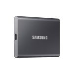 SAMSUNG SSD Külső, 4TB, T7, Titán Szürke, USB 3.2