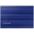SAMSUNG SSD Külső, 2TB, T7 Shield, Kék, USB 3.2
