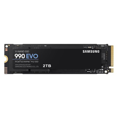 SAMSUNG SSD Belső, 2TB, 990 EVO, PCIe 4.0, NVMe 2.0, M.2, 600 TBW