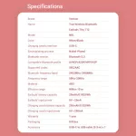 Vention T12 (Tiny,TWS, fehér), fülhallgató