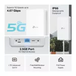 TP-LINK NE200-OUTDOOR 1x2.GbE PoE/LAN port, 1x Nano SIM kártya szlot 5G kültéri router