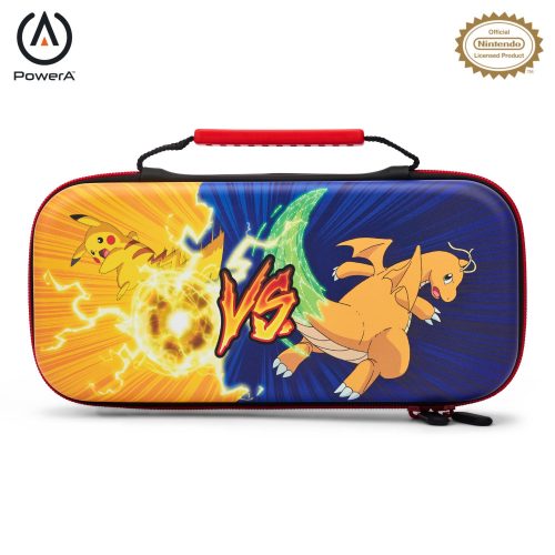 PowerA védőtok Nintendo Switch - OLED Model, Nintendo Switch vagy Nintendo Switch Lite - Pikachu vs. Dragonite