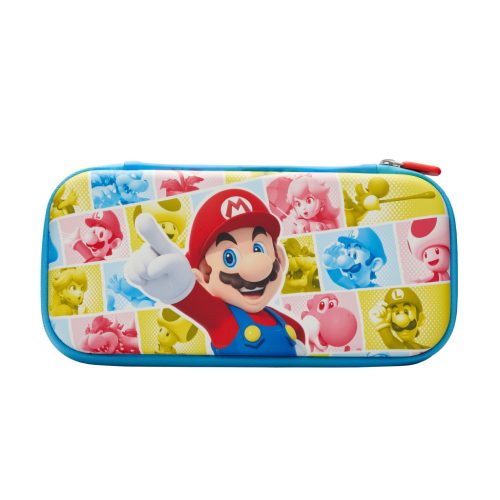 PowerA Nintendo Switch OLED Model, Nintendo Switch, Nintendo Switch Lite vékony védőtok - Mushroom Kingdom Reel ; NSCS0305-01