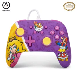  PowerA Enhanced vezetékes kontroller Nintendo Switch - Princess Peach Battle
