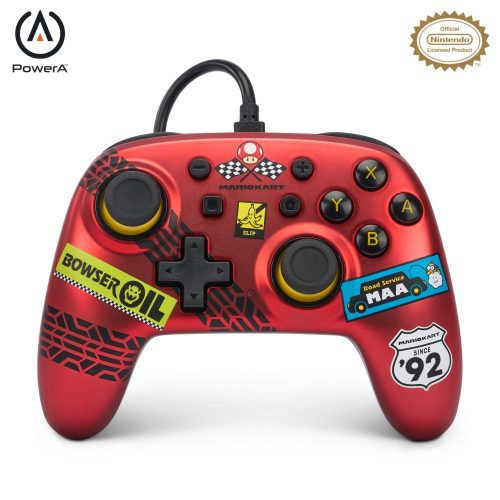 PowerA Nano vezetékes kontroller - Mario Kart: Racer Red