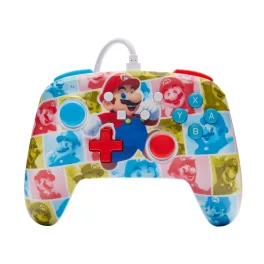   PowerA Nintendo Switch Enhanced vezetékes kontroller - Mario Hero Reel