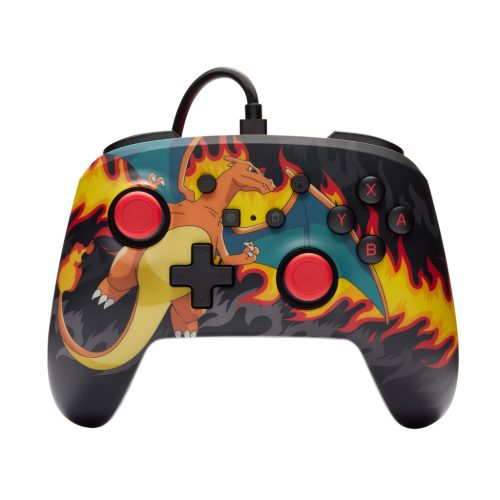 PowerA Nintendo Switch Enhanced vezetékes kontroller - Charizard Firestorm