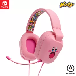   PowerA  Nintendo Switch vezetékes sztereo fejhallgató  -  Kirby Mouthful Mode
