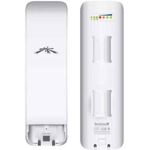 Ubiquiti NanoStation M5 5GHz AirMax 2x2 MIMO CPE 16dbi integrált antennával