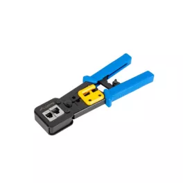   Lanberg NT-0204 Moduláris RJ45/RJ11/RJ12/pass through átmenő krimpelő szerszám