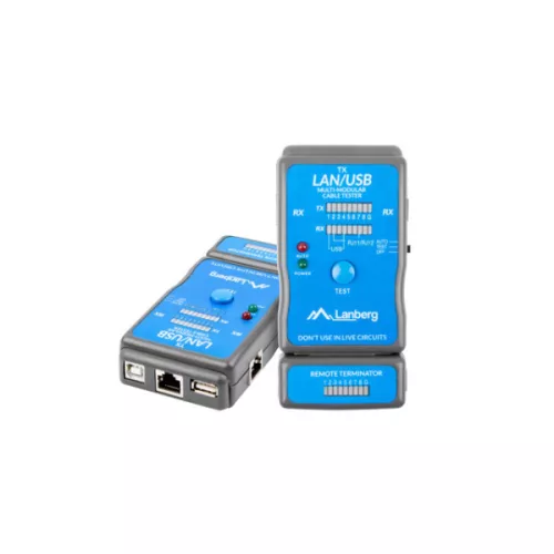 Lanberg NT-0403 RJ45 /RJ11/ USB hálózati kábelteszter