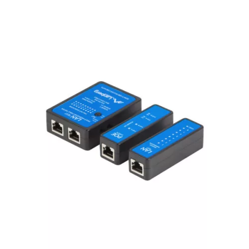 Lanberg NT-0404 RJ45/RJ11/Koax/PoE hálózati kábelteszter