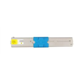   Utángyártott OKI C310/510/MC361 Toner Yellow 2.000 oldal kapacitás WHITE BOX
