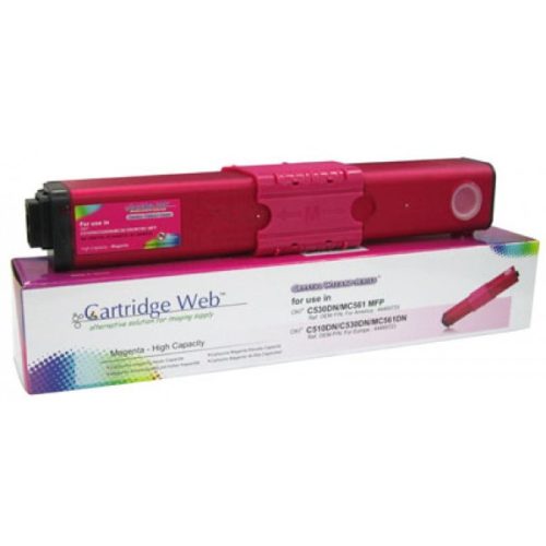 Utángyártott OKI C510/C530 Toner Magenta 5.000 oldal kapacitás CartridgeWeb