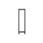 Lanberg OR01-6042-B 19" 42U SZÉL:600mm MÉLY:1000mm MAG:2118mm lapraszerelt fekete rack keret