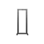 Lanberg OR01-6042-B 19" 42U SZÉL:600mm MÉLY:1000mm MAG:2118mm lapraszerelt fekete rack keret