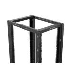 Lanberg OR01-6042-B 19" 42U SZÉL:600mm MÉLY:1000mm MAG:2118mm lapraszerelt fekete rack keret
