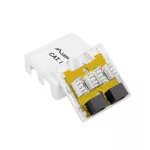 Lanberg OU6-0002-W Cat.6 UTP 2xRJ45 dupla árnyékolatlan falon kívüli aljzat