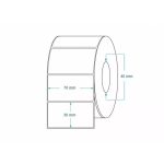 Tekercses PAPÍR címke 70x30mm 2000 db/tekercs