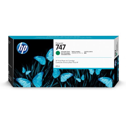 HP P2V84A Patron Chromatic Green 300ml No.747 (Eredeti)