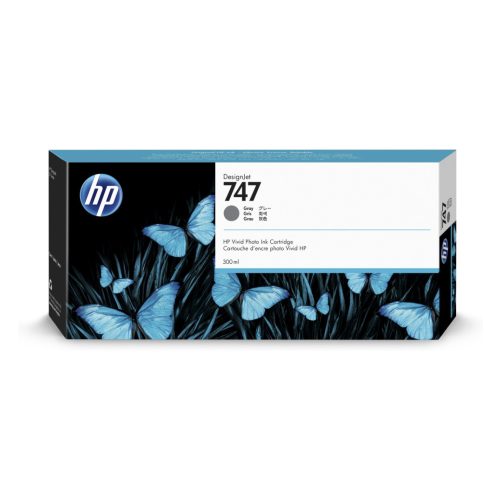 HP P2V86A Patron Gray 300ml No.747 (Eredeti)