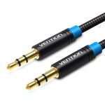 Vention 3.5mm jack/M ->  3.5mm jack/M,  (audio,szövet), 1,5m, kábel