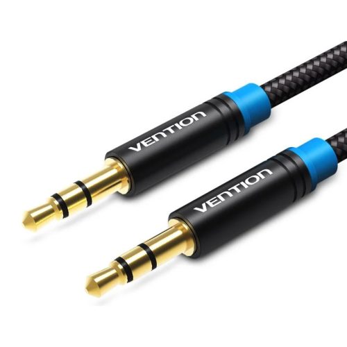 Vention 3.5mm jack/M ->  3.5mm jack/M,  (audio,szövet), 1,5m, kábel