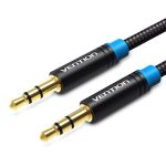 Vention 3.5mm jack/M ->  3.5mm jack/M,  (audio,szövet), 2m, kábel