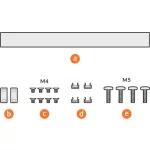 Ubiquiti UACC-RACK-PANEL-BLANK-1U 19" 1U ezüst színű takaró panel