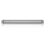 Ubiquiti UACC-RACK-PANEL-PATCH-BLANK-24 19" 1U moduláris ezüst színű üres patch panel