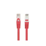Lanberg PCU6-10CU-0025-R Cat.6 U/UTP LSZH CU AWG26 árnyékolatlan piros patch kábel 0,25m