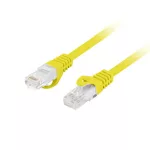 Lanberg PCU6-10CU-0100-Y Cat.6 U/UTP LSZH CU AWG26 árnyékolatlan sárga patch kábel 1m