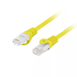  Lanberg PCU6-10CU-1000-Y Cat.6 U/UTP LSZH CU AWG26 árnyékolatlan sárga patch kábel 10m