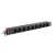 Lanberg PDU-09F-0300-BK 19 1U 9xSchuko aljzat Uni-Schuko csatlakozóvéggel 3m fekete elosztósor kapcsolóval
