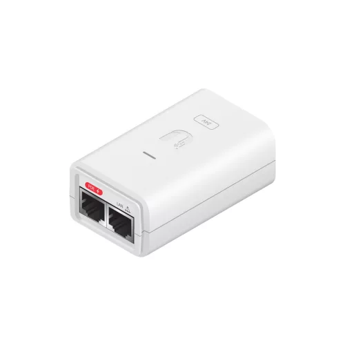Ubiquiti POE-24-7W-G-WH 24V 0,3A fehér színű POE tápegység Gigabit LAN porttal