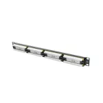 Lanberg PPU6-1024-B 19 1U Cat.6 UTP 24port árnyékolatlan fekete patch panel