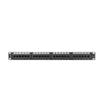Lanberg PPU6-1024-B 19 1U Cat.6 UTP 24port árnyékolatlan fekete patch panel