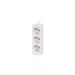   Lanberg PS0-03F-0150-W 3x Schuko aljzat 10A 1.5m fehér elosztósor