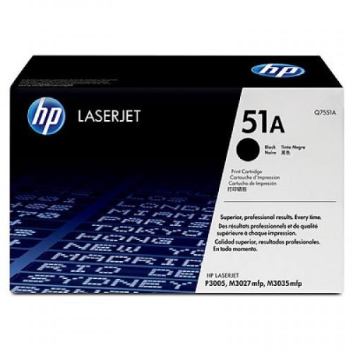 HP Q7551A Toner Black 6.500 oldal kapacitás No.51A