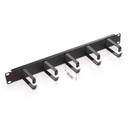   KELINE RAB-VP-X21-A2 19 1U fém patch rendező panel 73 mm-es gyűrűkkel