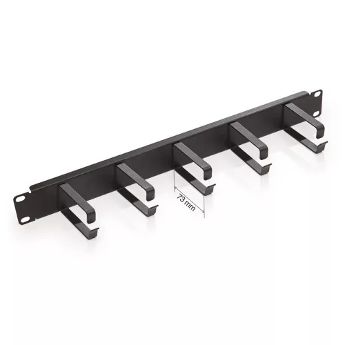 KELINE RAB-VP-X21-A2 19 1U fém patch rendező panel 73 mm-es gyűrűkkel