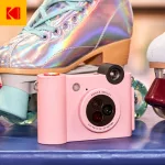 Kodak Smile+ digitális instant fényképezőgép és mobilnyomtató rózsaszín