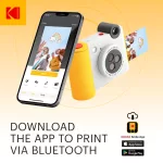 Kodak Smile+ digitális instant fényképezőgép és mobilnyomtató Fehér