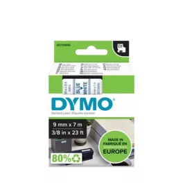 DYMO D1 40914 f.szalag 9mm x 7m fehér-kék (S0720680)