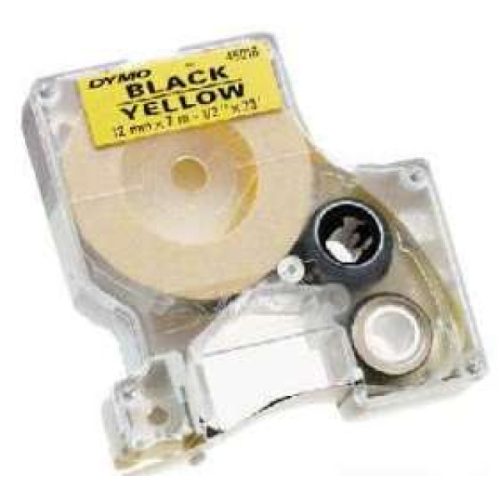 Utángyártott DYMO D1 43618 f.szalag 6mm x 7m sárga fekete #S0720790 IK
