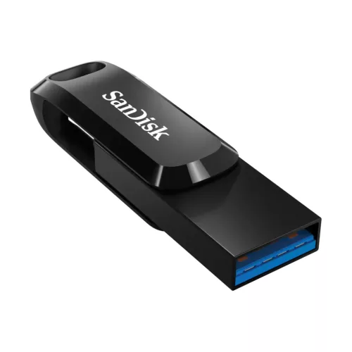 SanDisk, Pendrive, 32GB, Dual Drive, Fekete