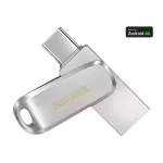 SanDisk, Pendrive, 256GB, Dual Drive, Ezüst