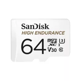 SanDisk, SD Kártya, 64GB, High Endurance, 100Mb/s