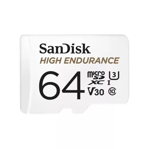 SanDisk, SD Kártya, 64GB, High Endurance, 100Mb/s