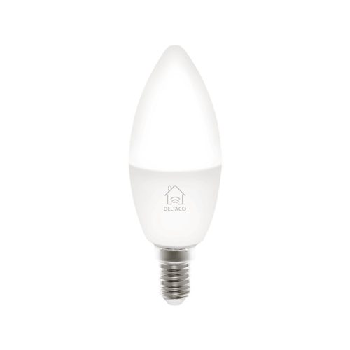 Deltaco SMART HOME SH-LE14W WiFi, E14, 5W, 2700K-6500K, fehér, szabályozható Izzó